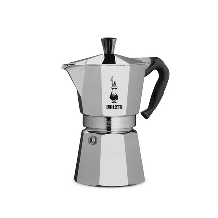 Bialetti Moka Express Stovetop Brewer (6-Cup)
